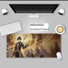 Genshin Impact Mouse Keyboard Pad.600MMx300MMx2MM/23.5inch/11.5inch. picture