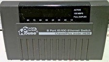CHANNELPLUS OPENHOUSE MODEL: H638 10BASE T ETHERNET HUB 8 RJ45 INPUTS W/1-UPLINK picture