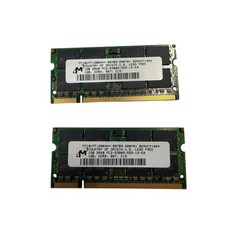 Micron 2GB Kit 2x 1GB DDR2 667MHz PC2-5300S Laptop RAM picture