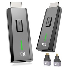 2025 Wireless HDMI Extender 4K 1080P Transmitter Receiver 328FT/100M Dual Band picture
