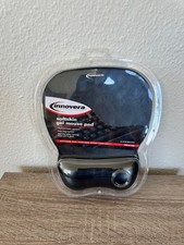 New Sealed Innovera Softskin Gel Mouse Pad with Wrist Rest IVR-51450, Black picture