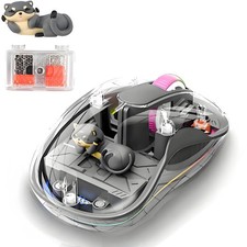 elec Space Cute Wireless USB C Mouse - Bluetooth Triple Mode Rechargeable Car... picture