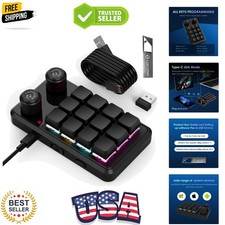 Macro Pad Macropad Programmable Keypad Customized 12-Key Mini Mechanical Gami... picture