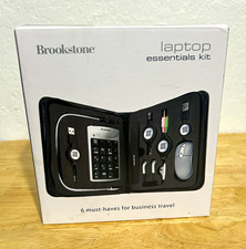 Brookstone Laptop Essentials Kit Protective Case w/ Retractable Cable, USB Hub picture