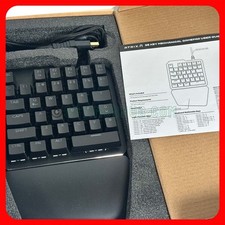 Atrix Mechanical Gaming Keypad 35-Key Brown Tactile Switches USB Palm Rest BLACK picture