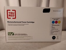 Tru Red TRCE400A3PKDS Compatible Cyan Magenta Yellow Toner Cartridge Replacement picture
