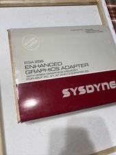 Sysdyne EGA 256 Enhanced Graphics AdapterDF1331 Display User Manual And Disc picture