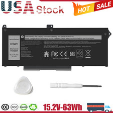 LOT RJ40G Battery For Dell Latitude 5420 5520 Precision 3560 63Wh 4Cell M033W picture
