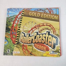 2002 Roller Coaster Tycoon Gold Edition PC Game 3 Discs picture