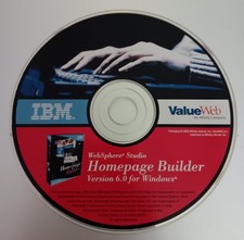 Vintage IBM Homepage Builder V 6.0 Windows Websphere Studio picture