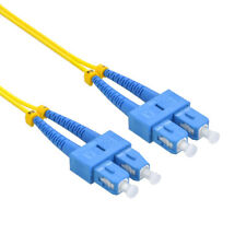 SC to SC Singlemode Duplex 9/125 Fiber Optic Jumper Patch Cable 1M/2M/3M/5M/10M picture