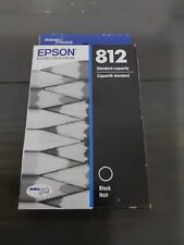 Genuine EPSON 812 Black Ink Cartridge T812120-S, T812120-CP, Exp 07-2026 U picture