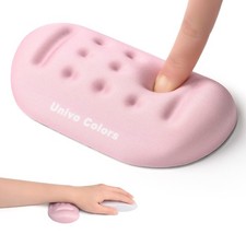 UnivoColors Pink Superfine Memory Foam Wrist Rest Soft Gel Ergonomic Mouse Pa... picture