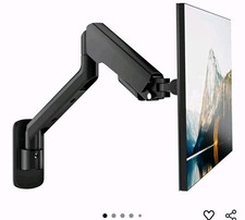 Pegzone Wall Mount Monitor Arm 17-40 in VESA 75x75/100x100 Tilt/Rotate Black picture