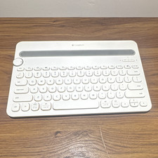 Logitech K480 Bluetooth Multi-Device Compact Keyboard Tablet Stand QWERTY White picture