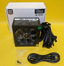 SHARK TECHNOLOGY 1000W 120mm Fan APFC Dual PCIe Gaming PC Blue LED  Power Supply picture