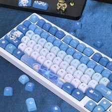 Genshin Impact Furina Keycaps Set 132 Keys MOA Profile PBT Anime Custom picture