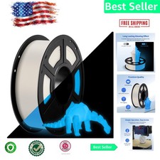 High-Quality Glow-in-the-Dark PLA Filament 1.75mm, 1kg - Exceptional Brightness picture