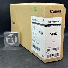 Canon PFI-706 MBK Black Ink Tank 700ml Expired New / Unopened PFI-706MBK picture