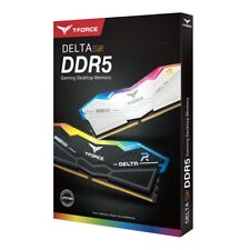 TeamGroup T-Force Delta RGB 32GB (2 x 16GB) DDR5 6000 CL30 White Memory RAM - PC picture