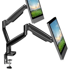 UPGRAVITY Dual Monitor Mount, Dual Monitor Desk Mount for Ultrawide 22