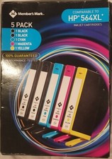 Members Mark Inkjet Cartridges 5 pack 564XL NEW NIB picture