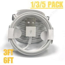 1/3/5 PACK USB Power Adapter Fast Charger Cable Cord Lot For iPhone 13 12 11 XS picture