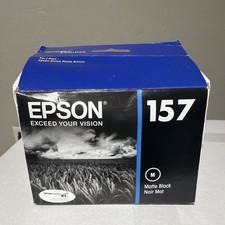 NIB Epson 157 Matte Black Ink Cartridge for Stylus Photo R3000 Exp 2020 picture