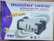 Aten Master View 2 Port KVM Switch Control PS/2 Console CS-82A picture