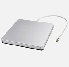 External DVD Drive USB C SuperDrive for Apple, Slot-in CD Drive for Mac, usb c picture