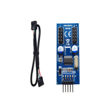 PC Cases Internal 9 Pin USB2.0 To Dual 9 Pin Pcb Double Chipset Enhanced Cable picture