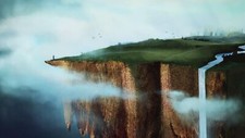 Landscape  monstercat cliff waterfall art cityscape Custom Gaming Mat Desk picture