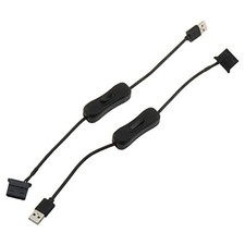 DGZZI 2pcs USB to 4-Pin Molex Fan Power Cable Computer Case Adapter Cord with picture