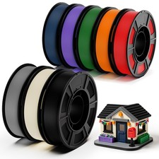 8 Color Pack Elite PLA+ Filament Bundle, PLA+ 3D Printer Filament 1.75mm, Ind... picture