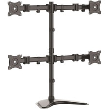 StarTech Quad Monitor Stand, Crossbar, Steel, Monitors up to 27