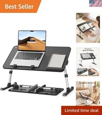 Height & Angle Adjustable Lap Desk Laptop Stand for Bed picture