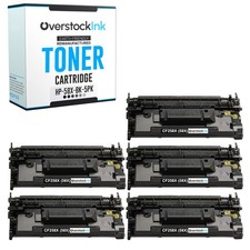 5PK Replacement OSI 58X Toner Cartridges for HP LaserJet Pro M404dn M404dw M404n picture