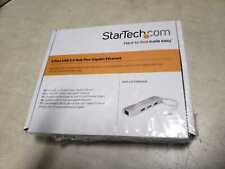 StarTech.com 3 Port Portable USB 3.0 Hub plus Gigabit Ethernet - Built-In Cable picture