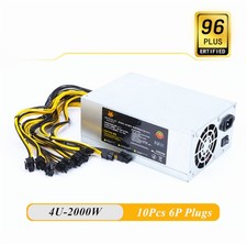 2000W 4U Mining Machine Power Supply 6Pin Plug picture