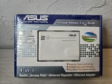 Sealed Asus WL-330gE Portable Wireless Router 4 In 1 Access Point  Adapter J117 picture