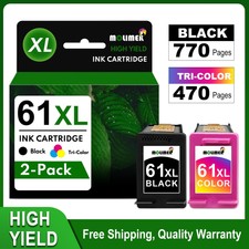 2-Pack HP 61 Ink Cartridges Compatible with DeskJet 1000 1010 1050 1051 picture