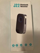 J22 Bluetooth 5.0 Receiver Car, Noise Cancelling Bluetooth AUX Adapter Brand New picture