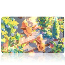 Pokemon Eevee Desk Mat Mouse Pad With Zones Gift For Home and Office Decor picture
