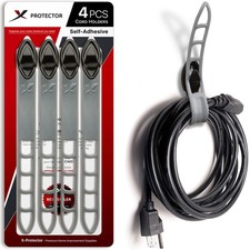 Extension Cord Holder - 4 PCS Self-Adhesive Cord Holder picture