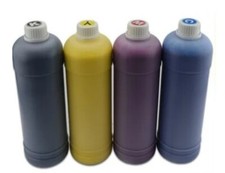 4x (CYMK 4,000ML) COMPATIBLE WATER BASED PIGMENT INK FOR KYOCERA PRINTHEADS picture