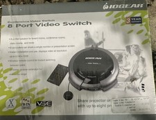 IOGEAR GVS881: 8 Port Video Switch w/Remote NEW. Open Box ORIG TAG picture