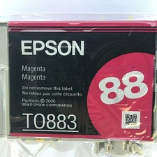 New Genuine Epson T0883 Magenta In Bag Ink Cartridge, Stylus N11, BAG picture