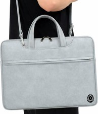 Blue Multifunctional Laptop Messenger Bag 13-14 Inch ONLY MacBook Air Pro M1/2/3 picture