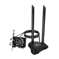 AX200 Desktop PCIe Wireless Network Adapter External WiFi 6 Bluetootn Antenna picture