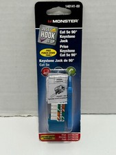 Monster Cat 5e 90-Degree Keystone Jack 140141-00 New in Package picture